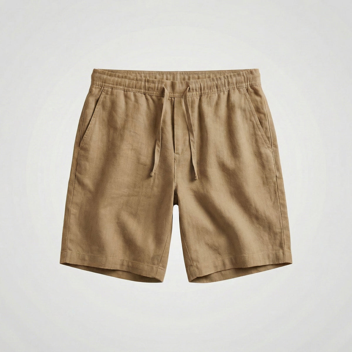 Men's Linen Summer Shorts - Breathable Casual Wear for Warm Weather