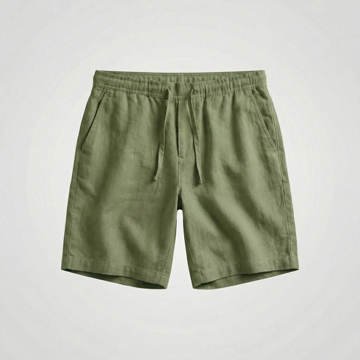 Men's Linen Summer Shorts - Breathable Casual Wear for Warm Weather