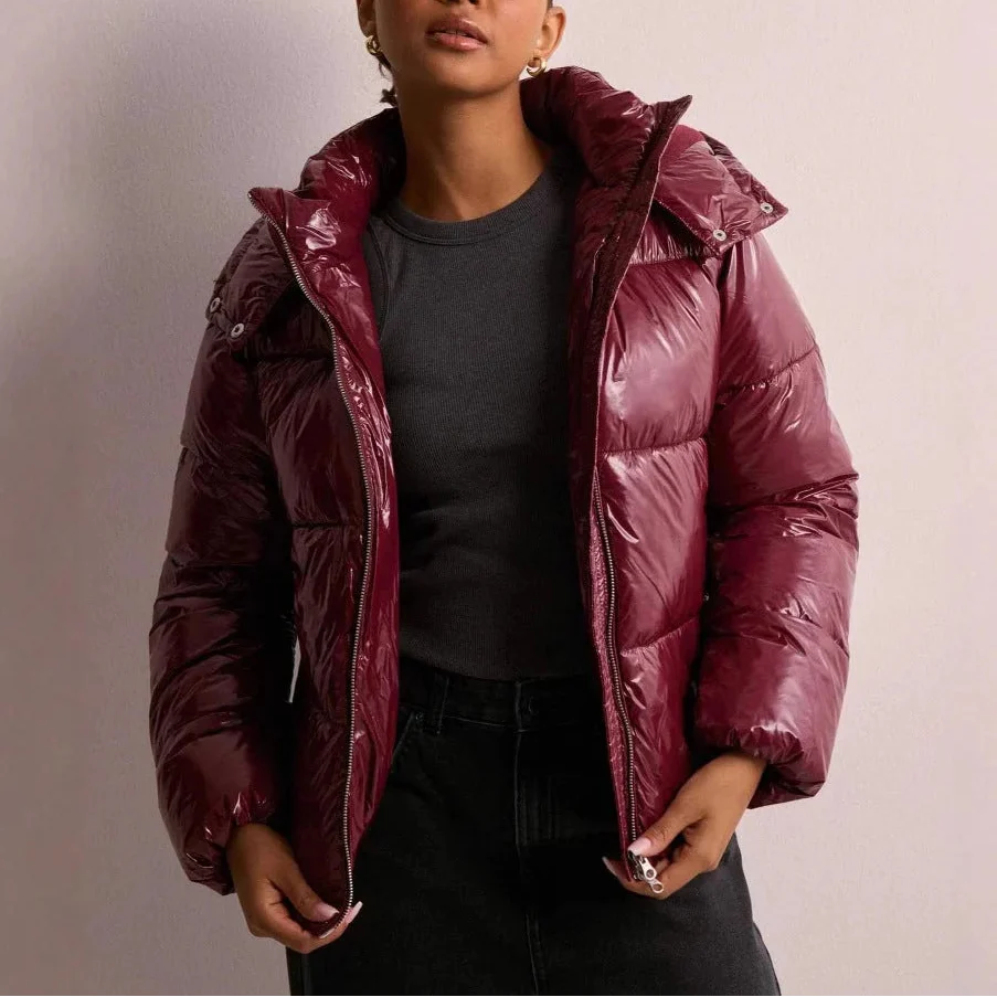 Women's Quilted Puffer Jacket | Hooded, Lightweight Insulation – Casual Wear, Winter Outdoor