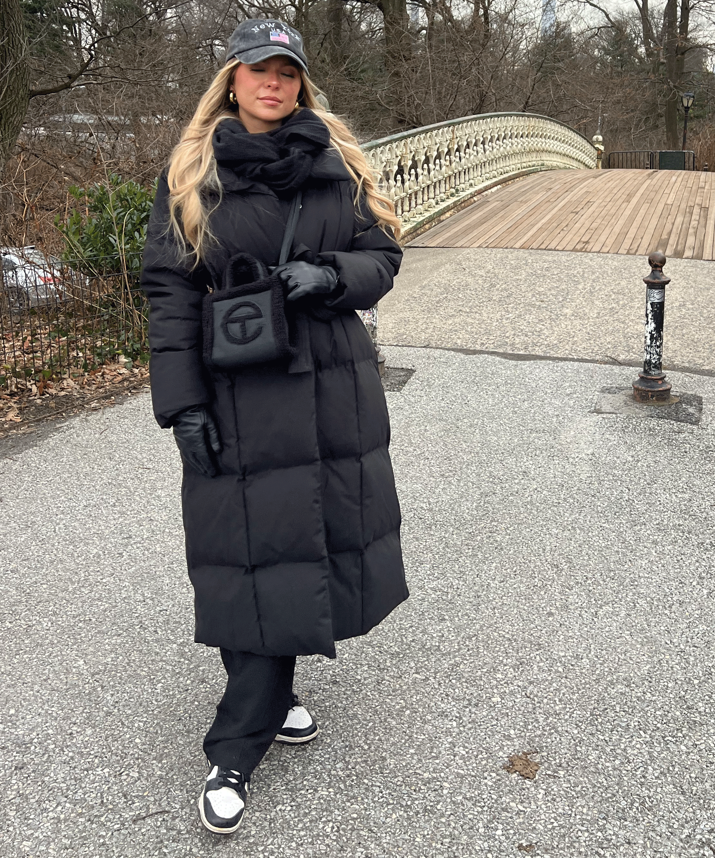 Long Quilted Winter Coat in Black – Stylish Warmth for Everyday Wear, Casual Outings