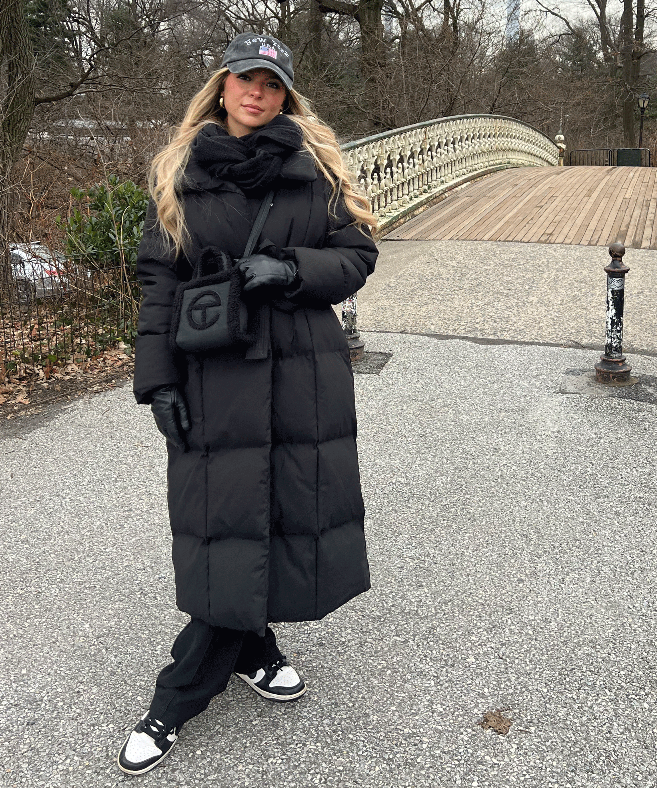 Long Quilted Winter Coat in Black – Stylish Warmth for Everyday Wear, Casual Outings