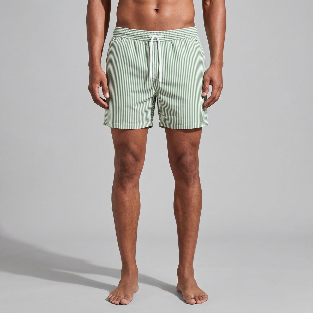 Quick-Dry Men's Swim Shorts - Casual Trunks for Beach and Pool Wear
