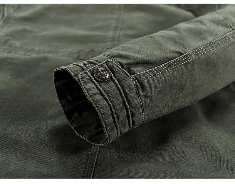Rugged Explorer Cargo Jacket – Casual, Outdoor, Versatile Design