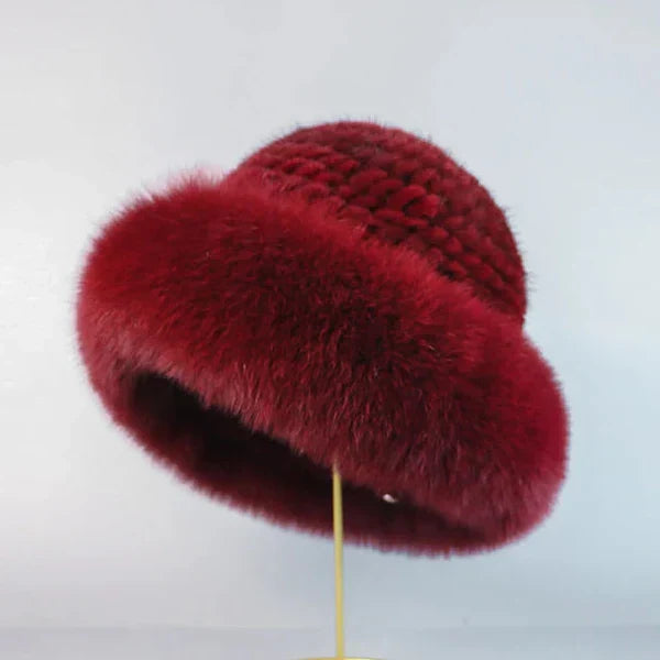 Elegant Mink Fur Hat – Stylish Winter Accessory, Gift for Her