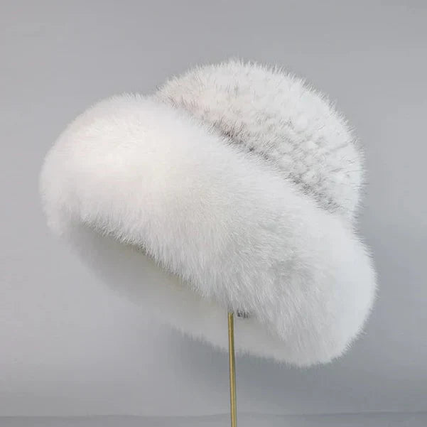 Elegant Mink Fur Hat – Stylish Winter Accessory, Gift for Her