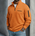 Casual Long Sleeve Waffle Shirt – Everyday Wear, Layering Essentials