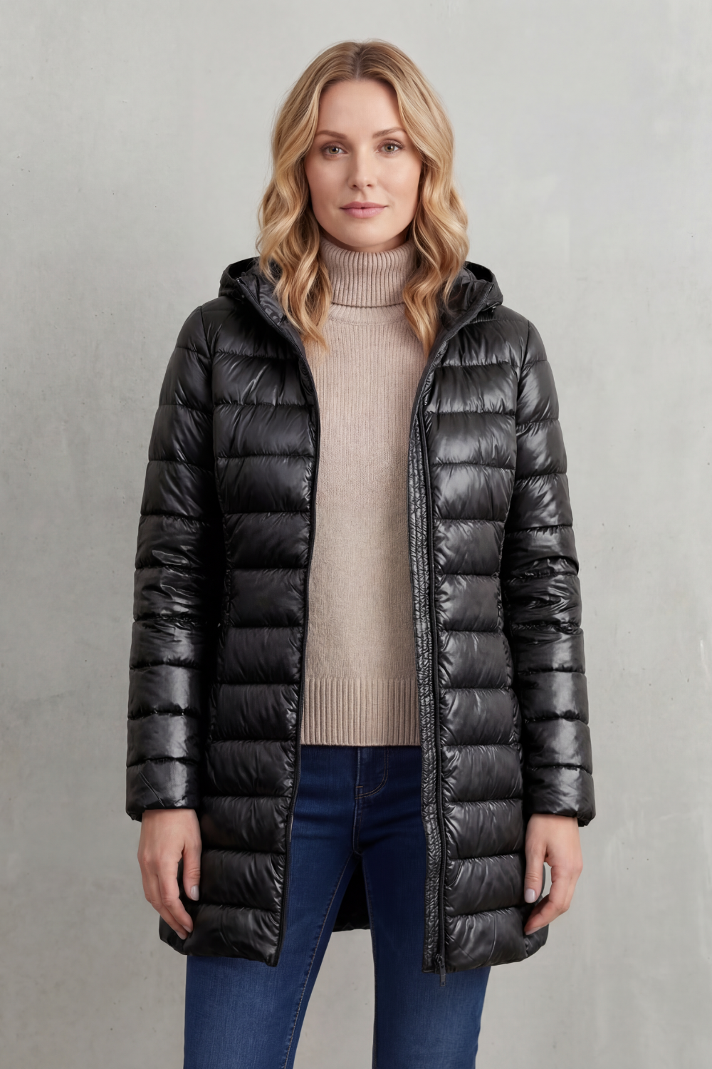 Women's Lightweight Hooded Down Jacket – Cosy Warmth, Outdoor, Daily Wear