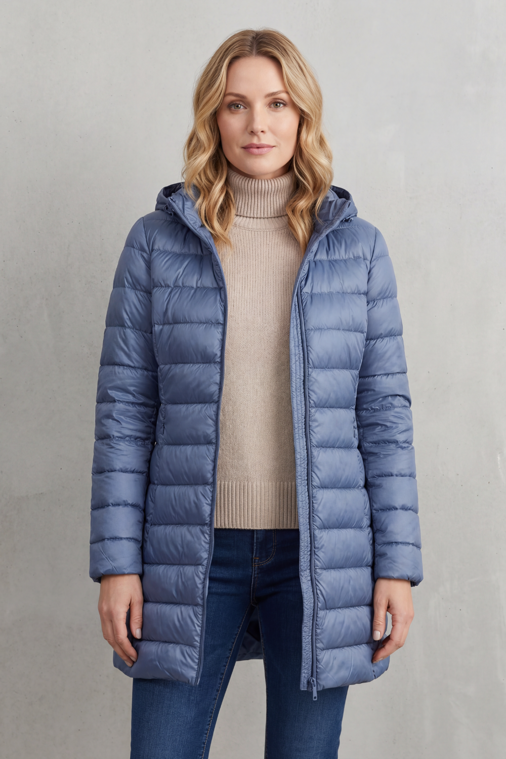 Women's Lightweight Hooded Down Jacket – Cosy Warmth, Outdoor, Daily Wear