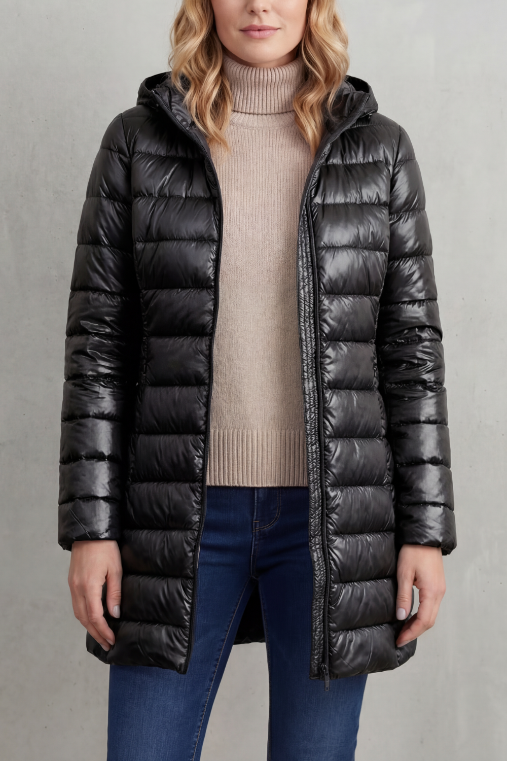 Women's Lightweight Hooded Down Jacket – Cosy Warmth, Outdoor, Daily Wear
