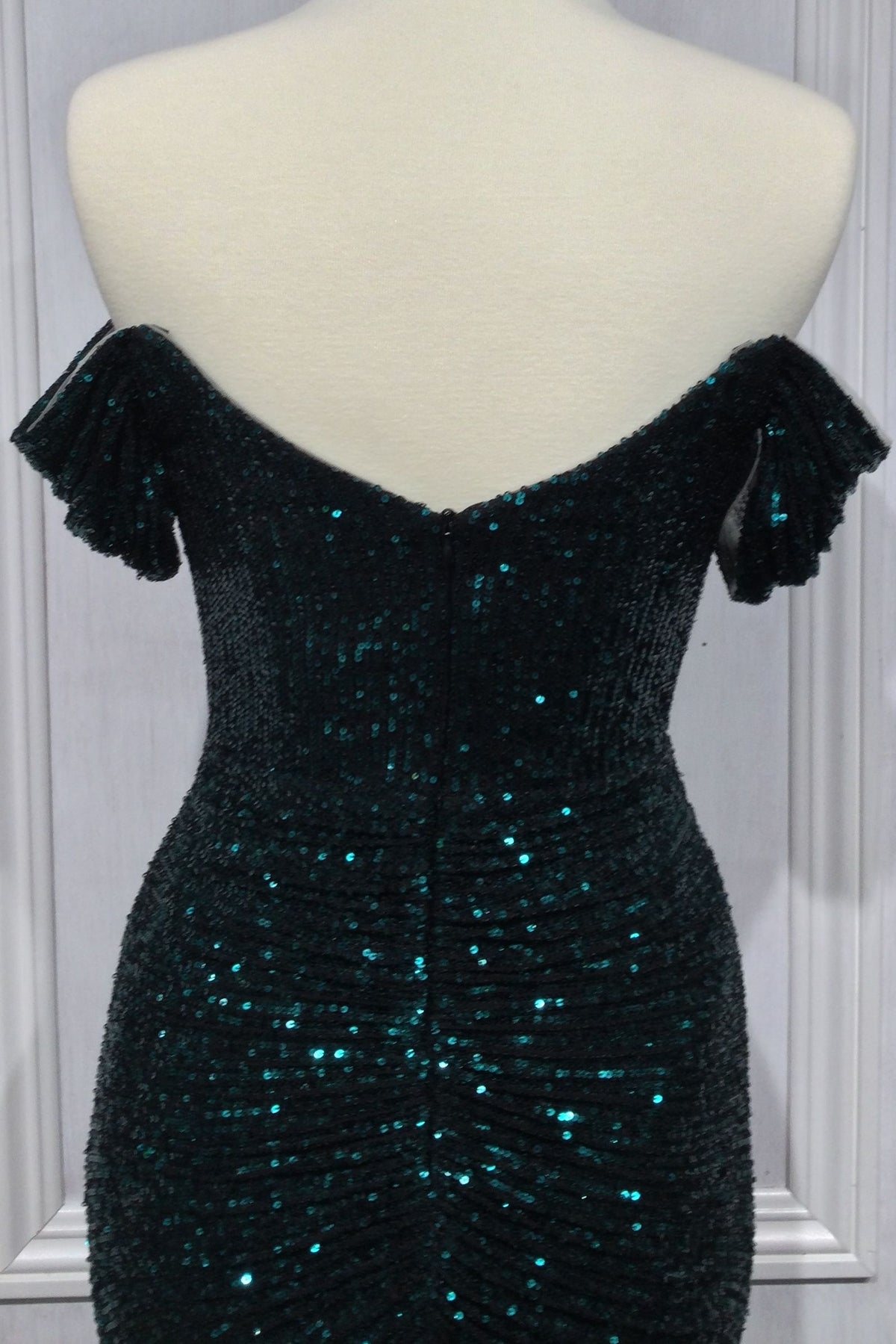 Maxi Dress – Off-Shoulder, Occasion Gown for Weddings & Events