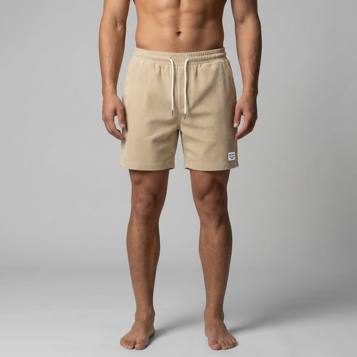 Striped Men's Swim Shorts - Quick-Dry Fabric for Beach and Pool Wear