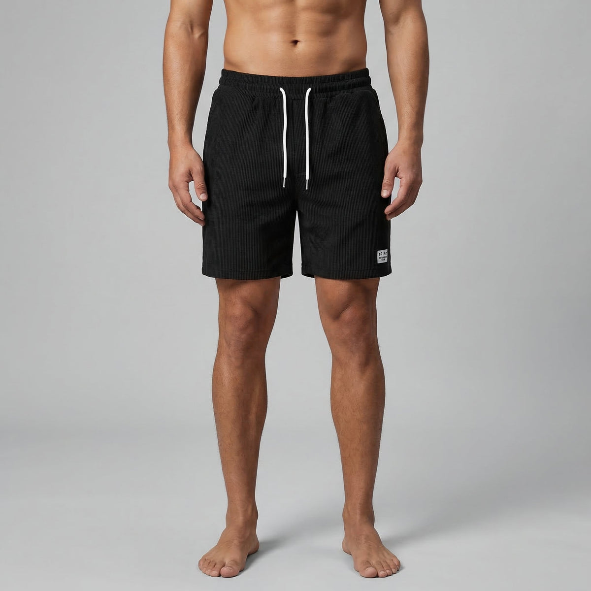 Striped Men's Swim Shorts - Quick-Dry Fabric for Beach and Pool Wear