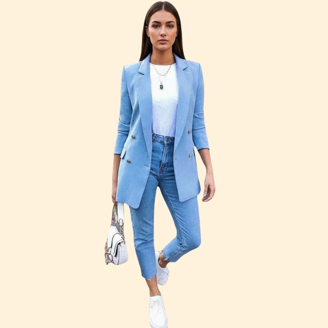 Women’s Blazer with Tailored Fit – Office, Casual Wear