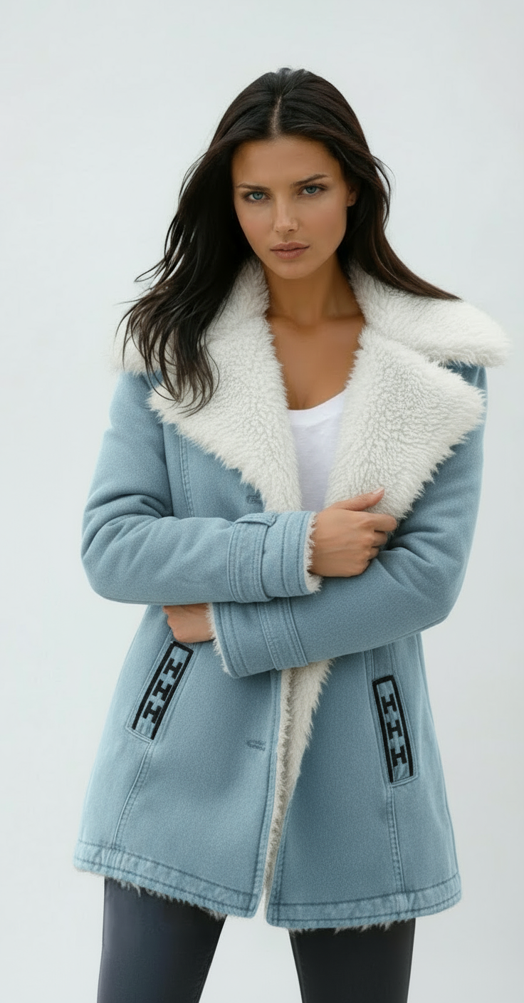Wool Blend Winter Coat with Soft Lining – Casual, Everyday Wear