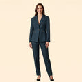 Women's Blazer Set - Sleek Shape, Stylish Outfit – Office, Casual Wear