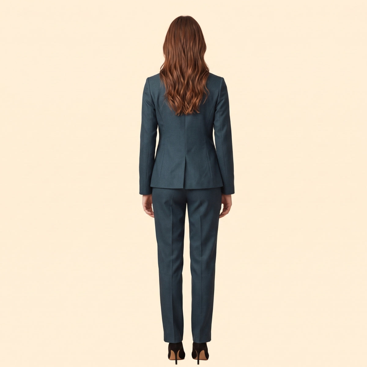 Women's Blazer Set - Sleek Shape, Stylish Outfit – Office, Casual Wear