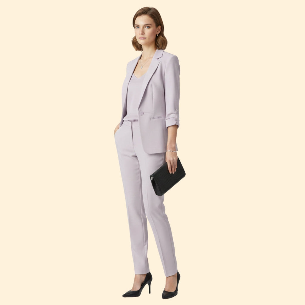 Women's Blazer Trouser Set – Office Wear, Smart Casual