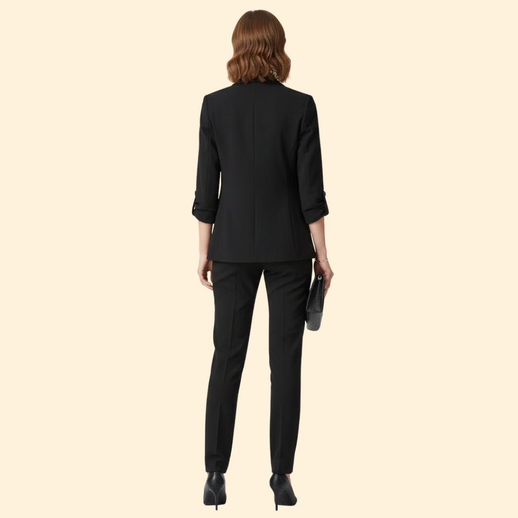 Women's Blazer Trouser Set – Office Wear, Smart Casual