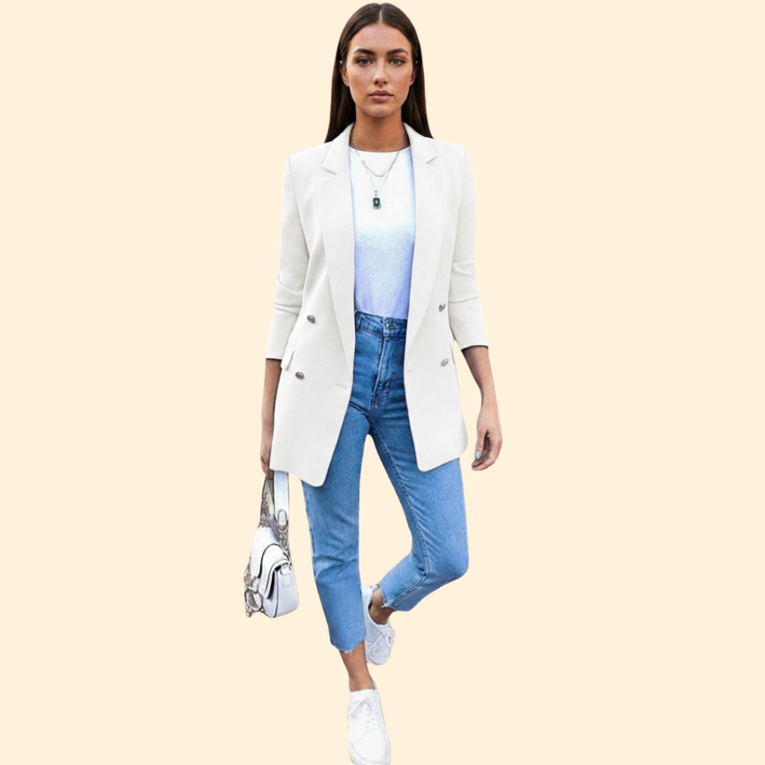 Women’s Blazer with Tailored Fit – Office, Casual Wear