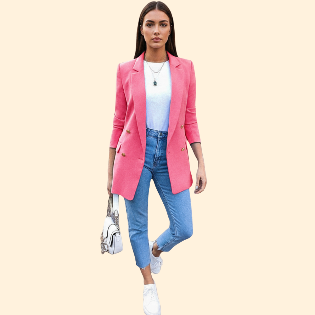 Women’s Blazer with Tailored Fit – Office, Casual Wear