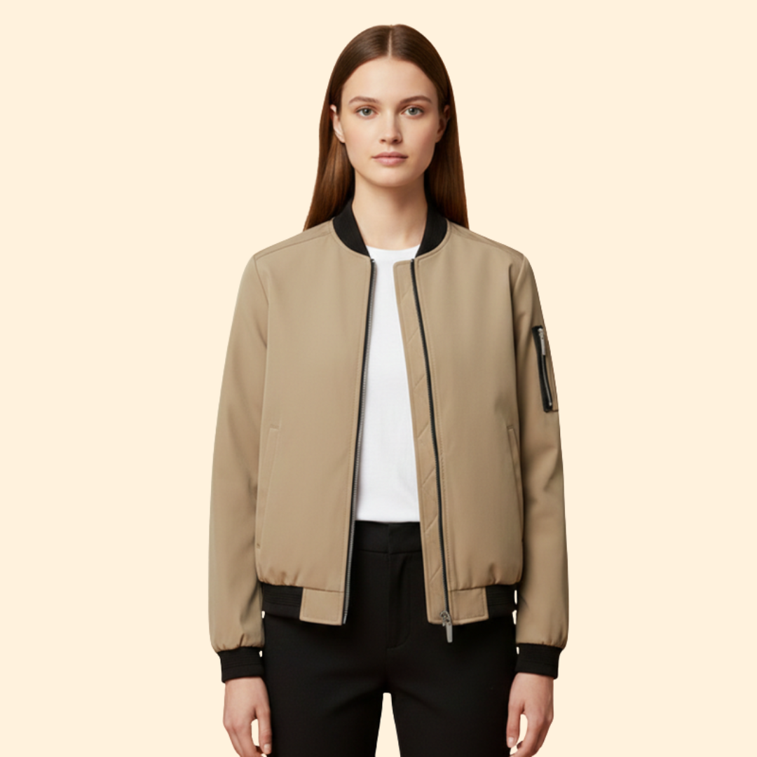 Women's Bomber Jacket – Casual Wear, Everyday Style