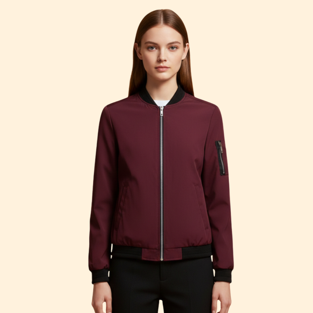 Women's Bomber Jacket – Casual Wear, Everyday Style