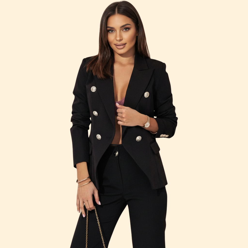 Women's Tailored Blazer Suit – Office, Casual Wear
