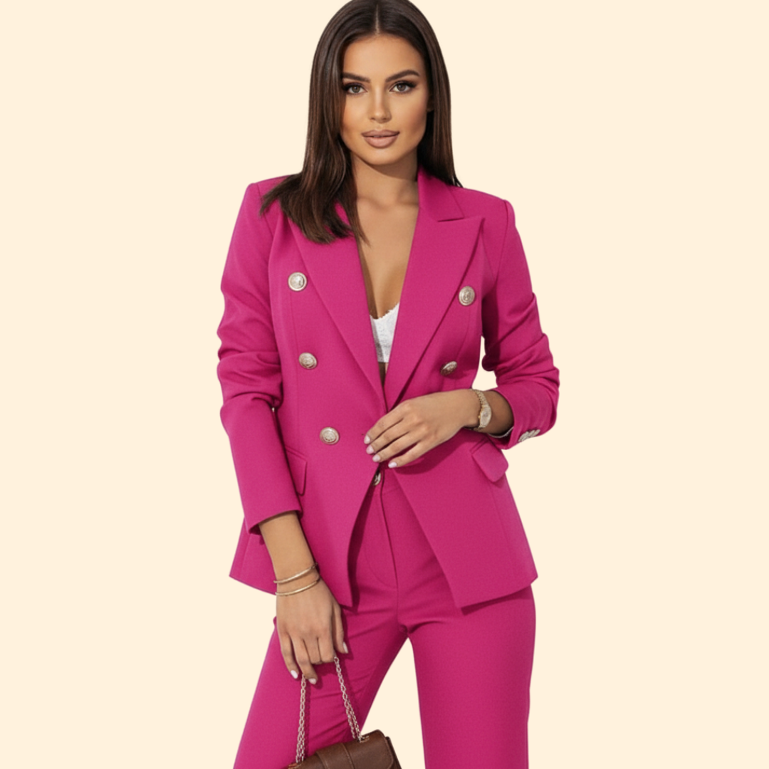 Women's Tailored Blazer Suit – Office, Casual Wear