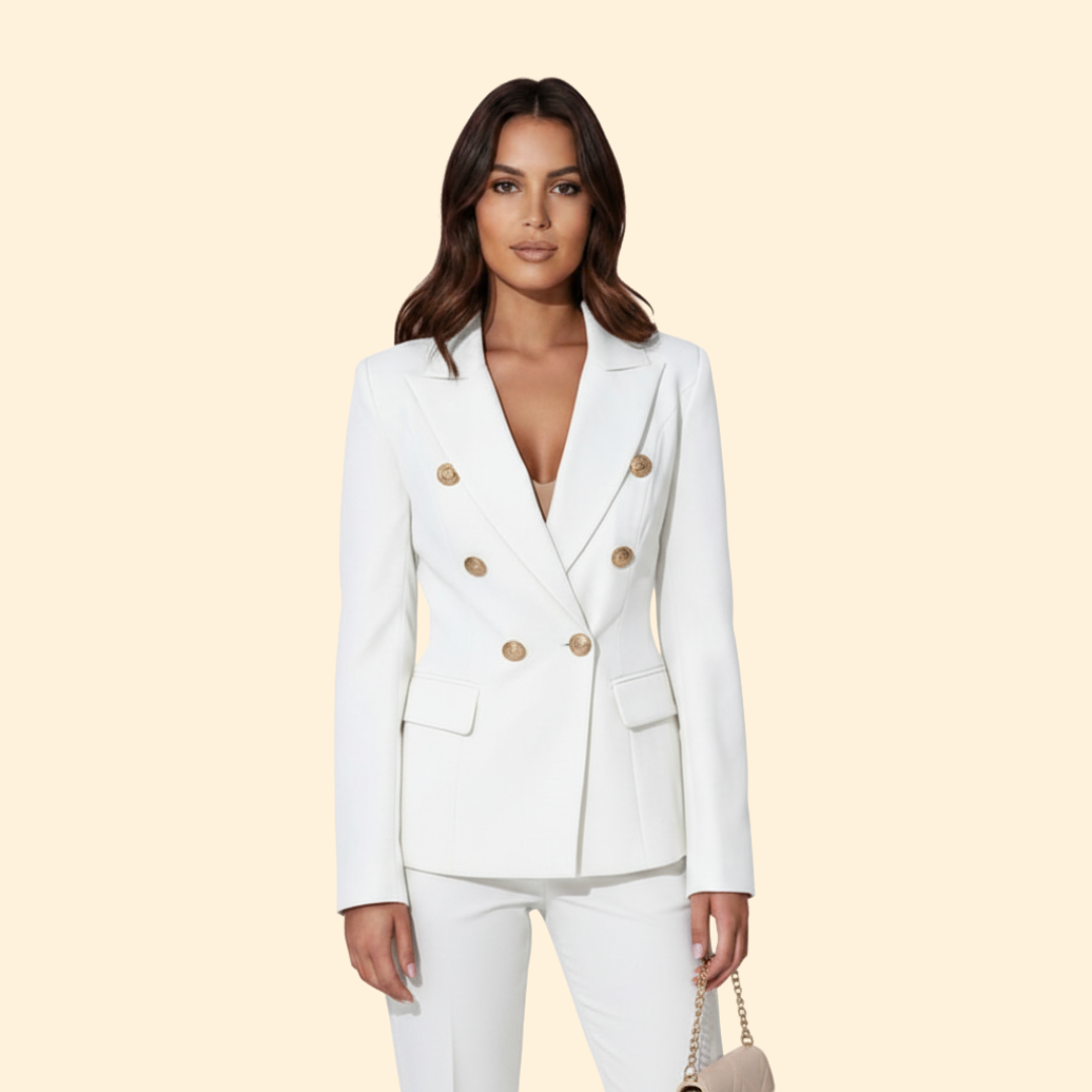 Women's Tailored Blazer Suit – Office, Casual Wear