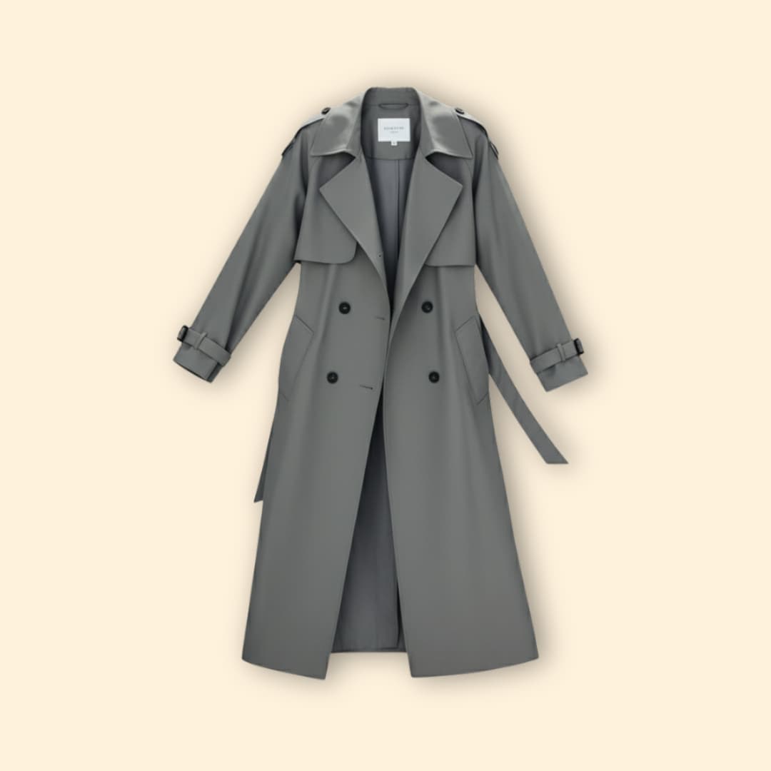 Women's Trench Style Jacket – Casual Wear, Office Chic