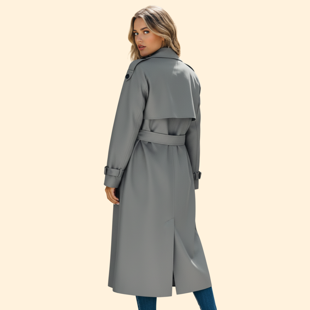 Women's Trench Style Jacket – Casual Wear, Office Chic