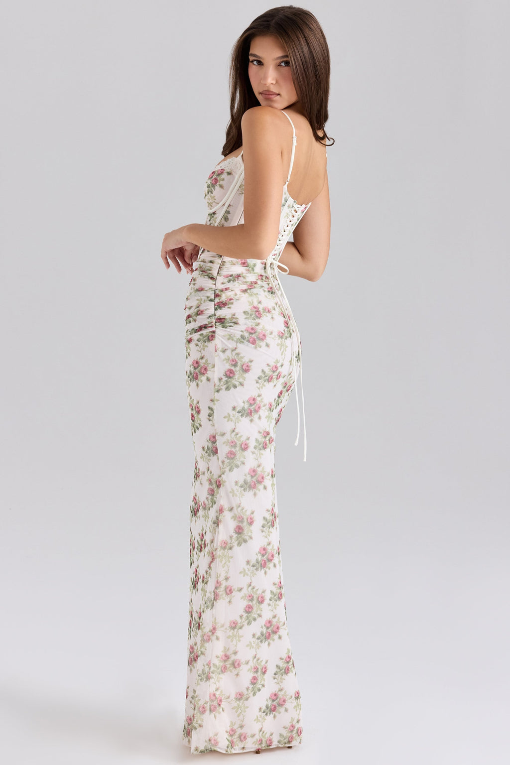 Lace Floral Maxi Dress – Occasion Gown for Weddings & Events