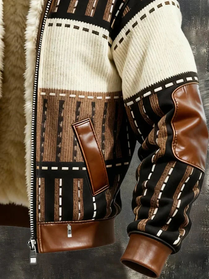 Sherpa-Lined Zip Jacket | Warm, Stylish, Casual – Outdoor, Everyday Wear