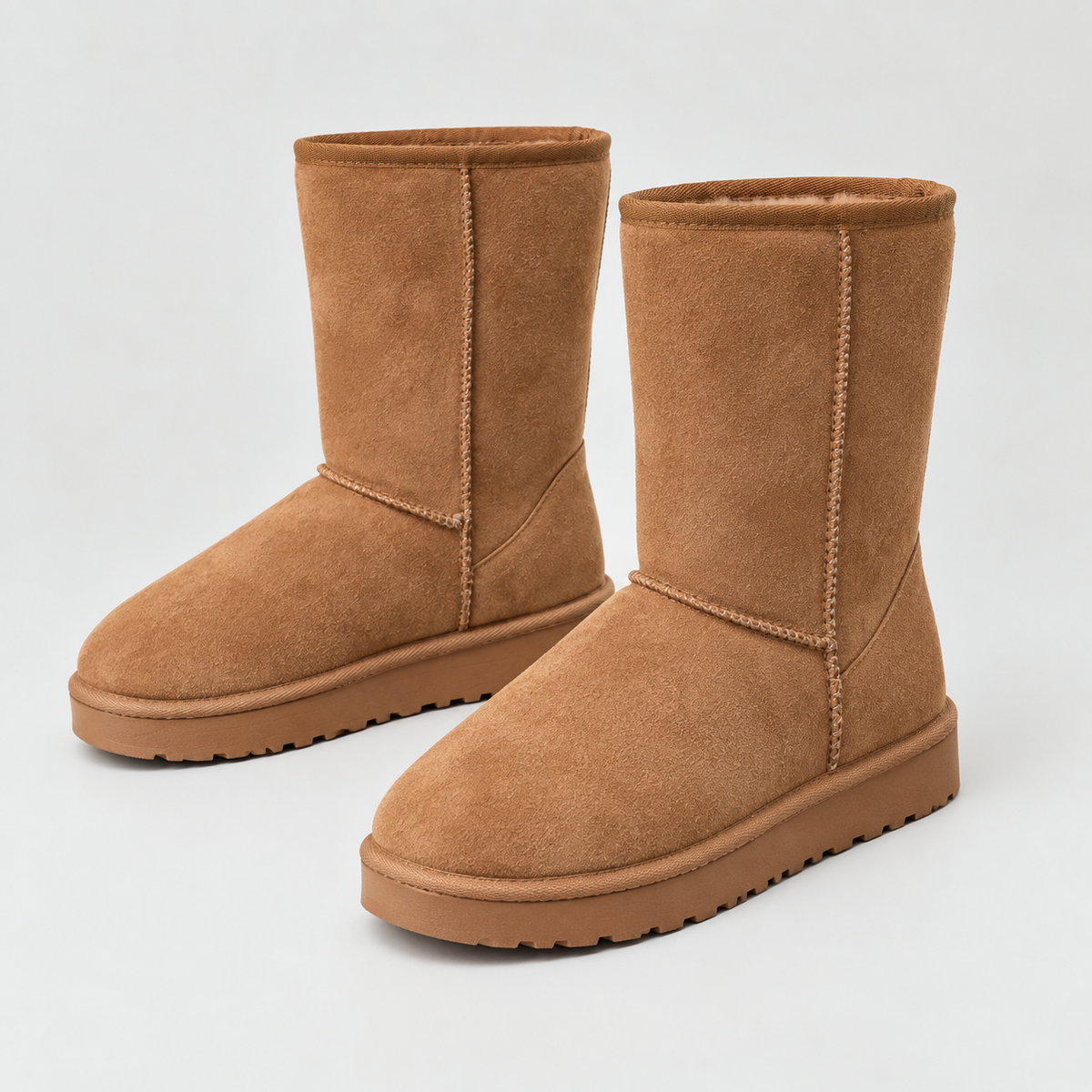 Women's Suede Winter Boots | Warm Mid-Calf Design with Soft Lining – Casual Wear, Outdoor Adventures