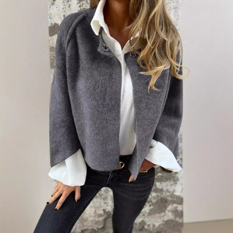 Loose Cashmere Jacket – Casual Layering, Stylish Outfits