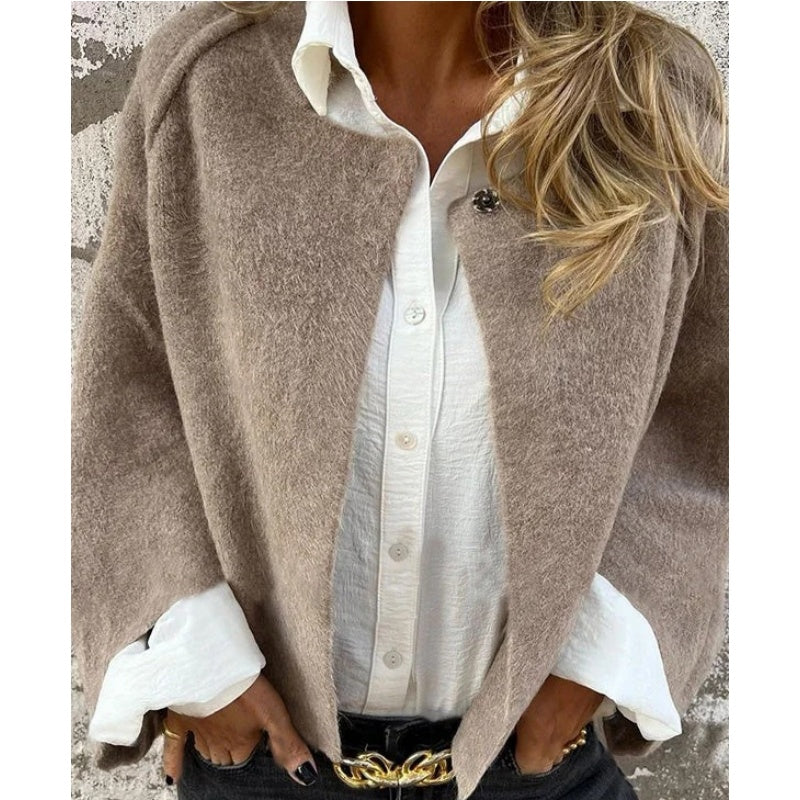 Loose Cashmere Jacket – Casual Layering, Stylish Outfits