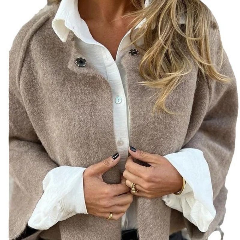 Loose Cashmere Jacket – Casual Layering, Stylish Outfits
